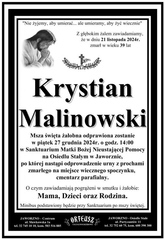 KRYSTIAN MALINOWSKI