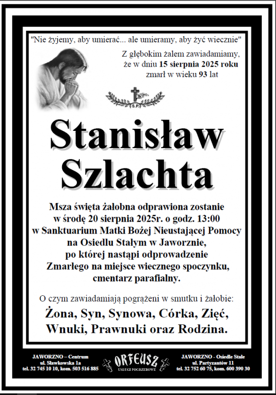 STANISŁAW SZLACHTA