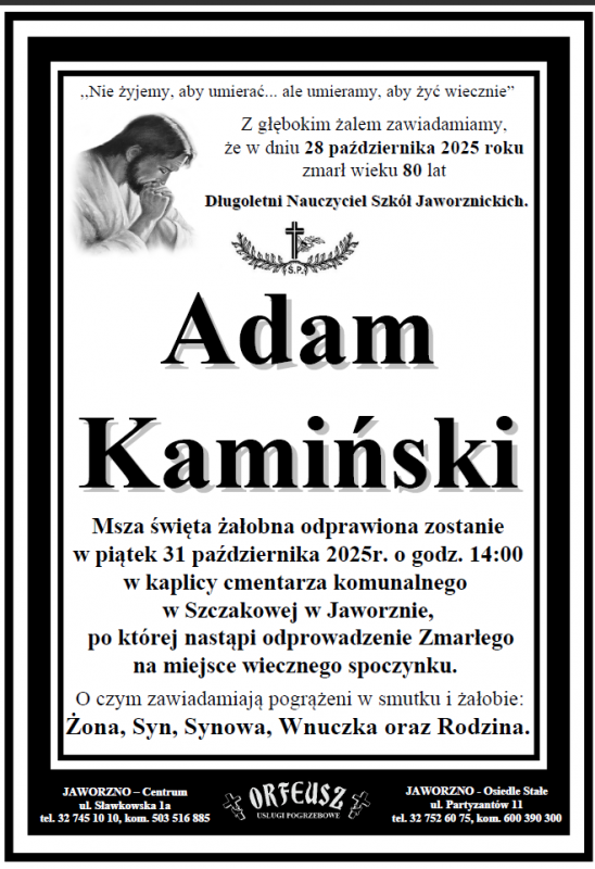 ADAM KAMIŃSKI