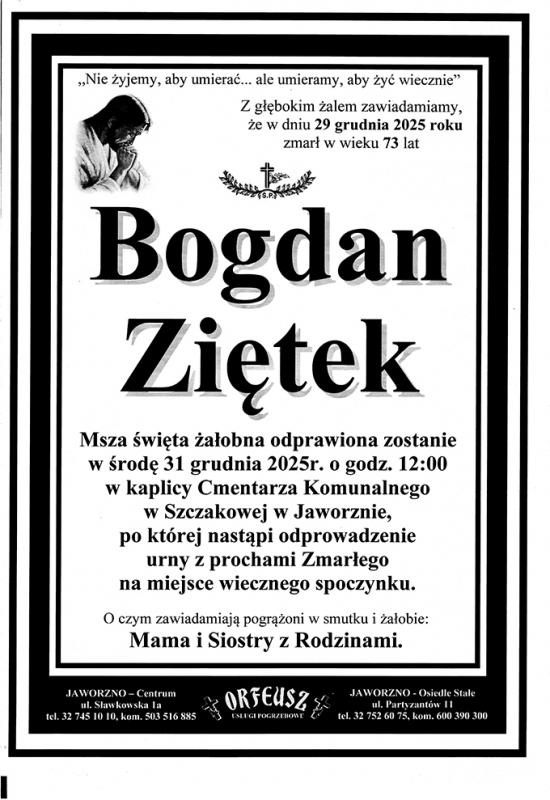 BOGDAN ZIĘTEK
