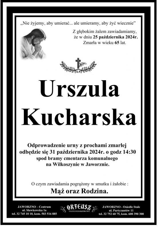 URSZULA KUCHARSKA 