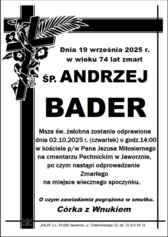ANDRZEJ BADER