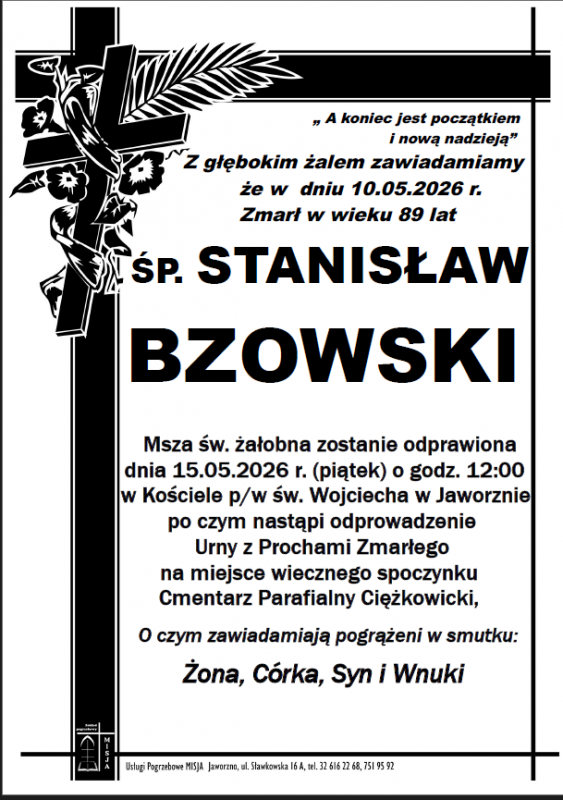 STANISŁAW BZOWSKI