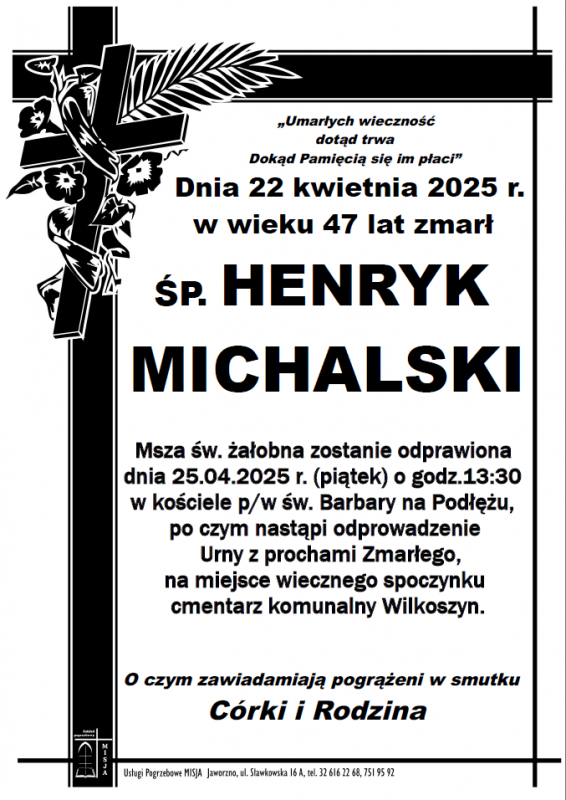 HENRYK MICHALSKI