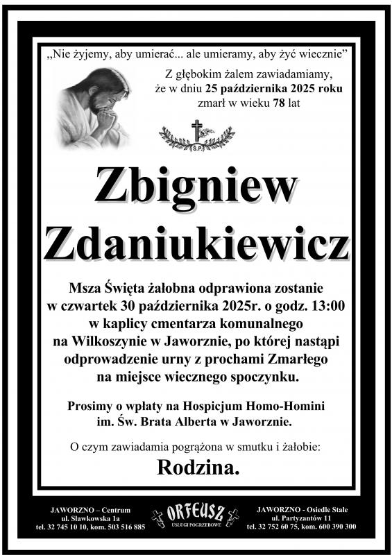 ZBIGNIEW ZADNIUKIEWICZ