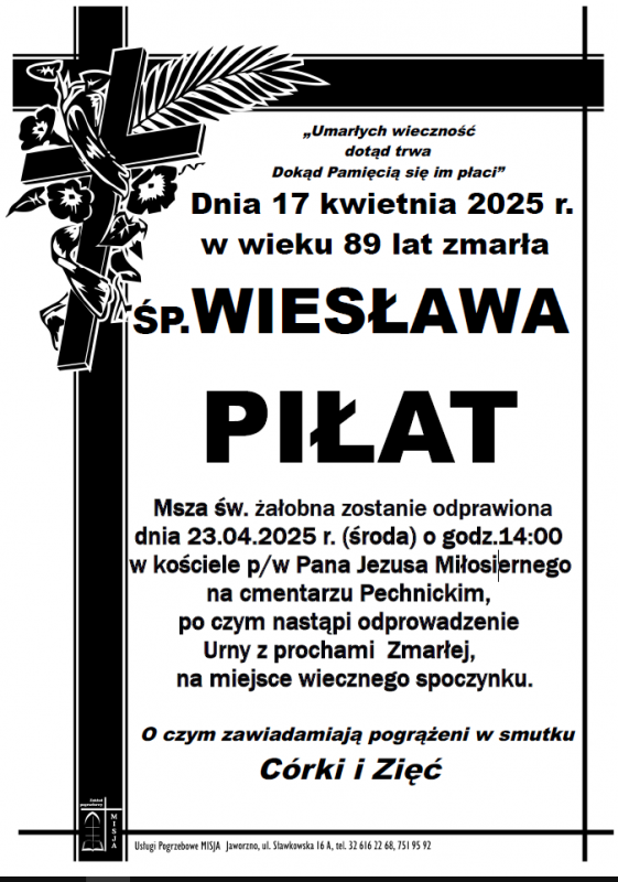 WIESŁAWA PIŁAT