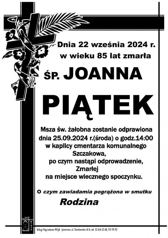 JOANNA PIĄTEK