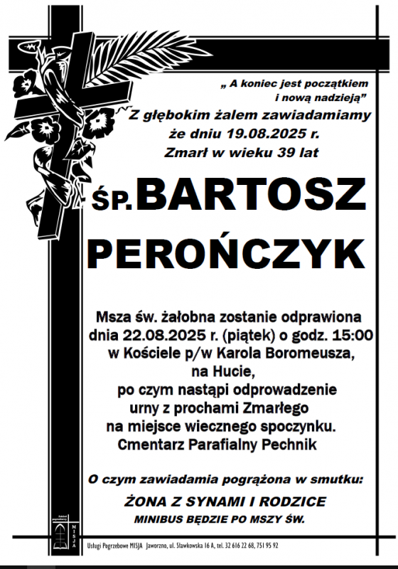 BARTOSZ PEROŃCZYK