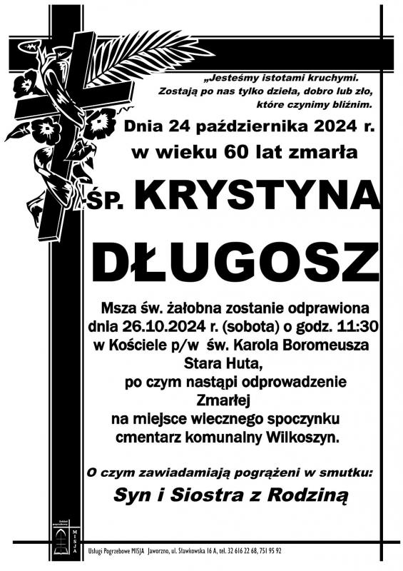 KRYSTYNA  DŁUGOSZ