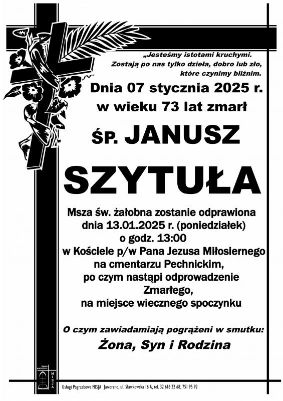JANUSZ SZYTUŁA
