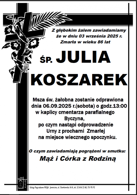 JULIA KOSZAREK
