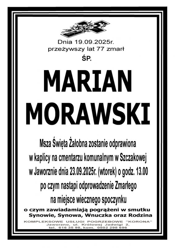 MARIAN MORAWSKI