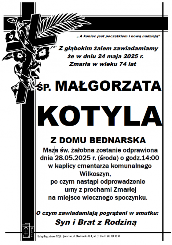 MAŁGORZATA KOTYLA