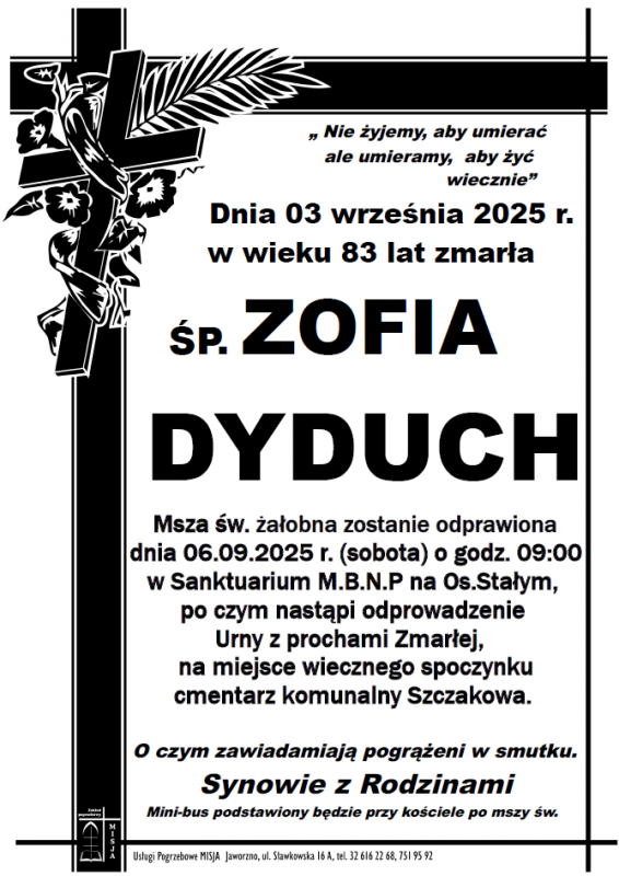 ZOFIA DYDUCH