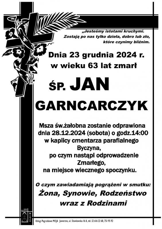 JAN GARNCARCZYK