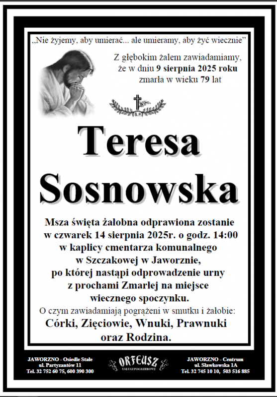 TERESA SOSNOWSKA
