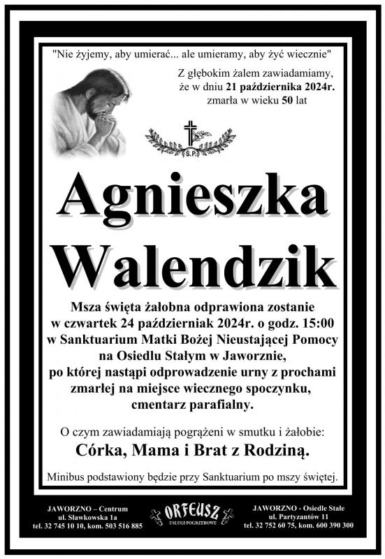 AGNIESZKA WALENDZIK
