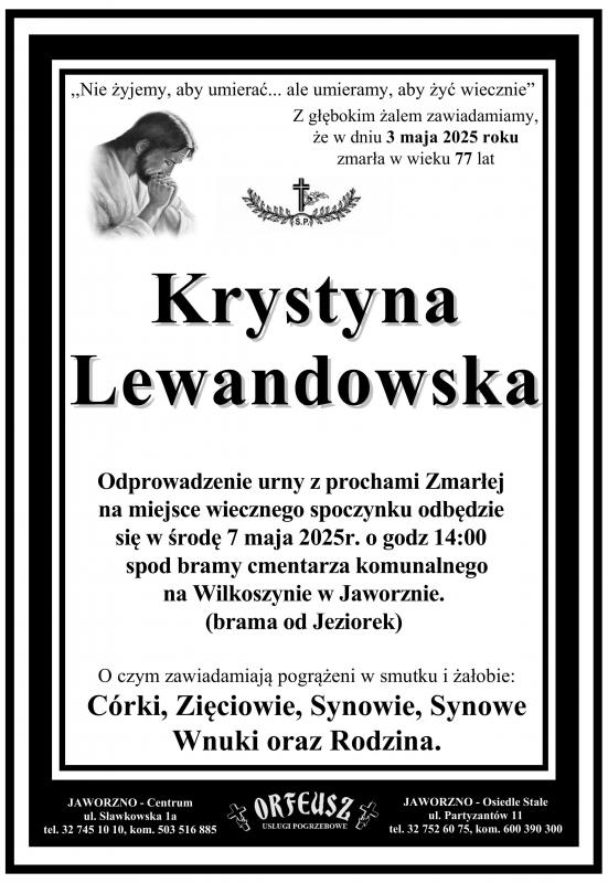 KRYSTYNA LEWANDOWSKA