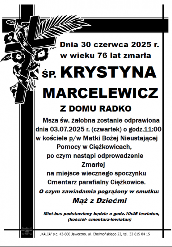 KRYSTYNA MARCELEWICZ Z DOMU RADKO