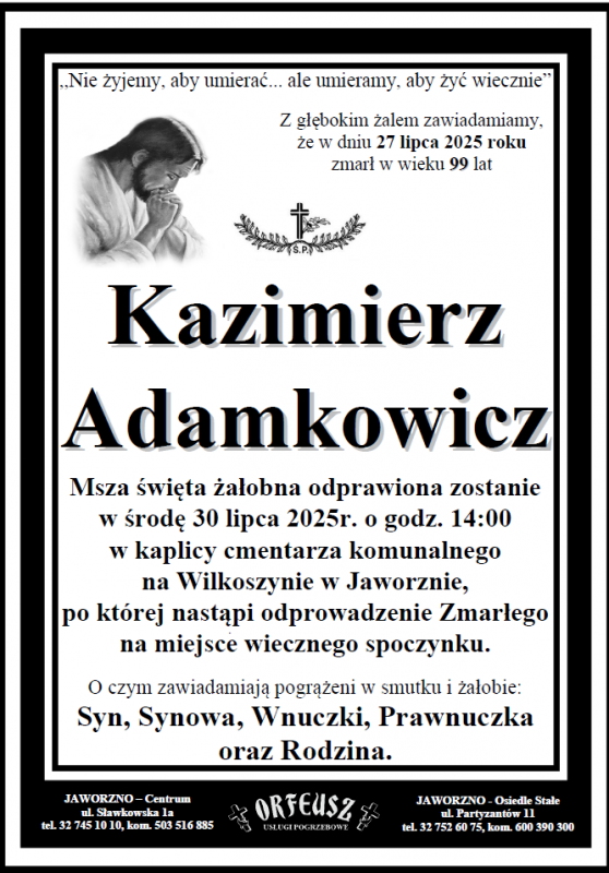 KAZIMIERZ ADAMKOWICZ