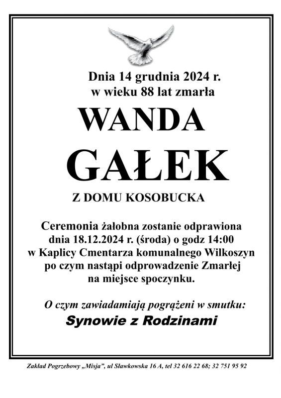 WANDA GAŁEK