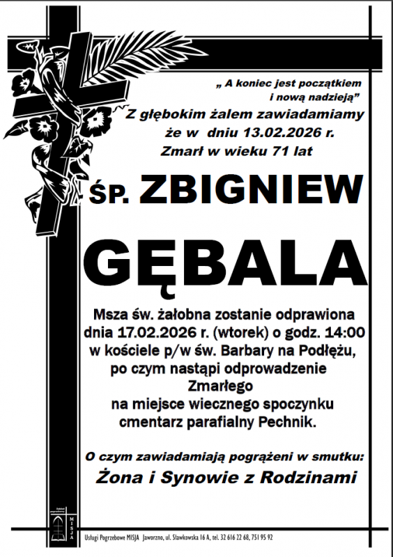 ZBIGNIEW GĘBALA