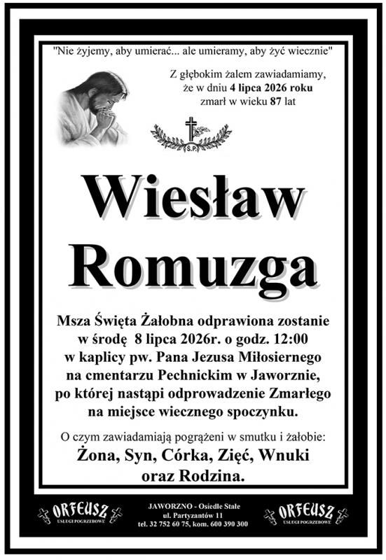 WIESŁAW ROMUZGA