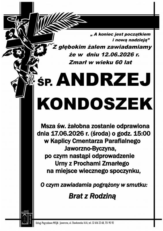 ANDRZEJ  KONDOSZEK