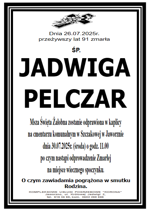 JADWIGA PELCZAR