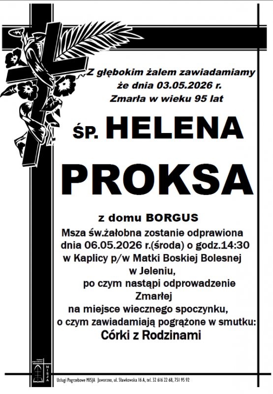 HELENA PROKSA Z DOMU BORGUS