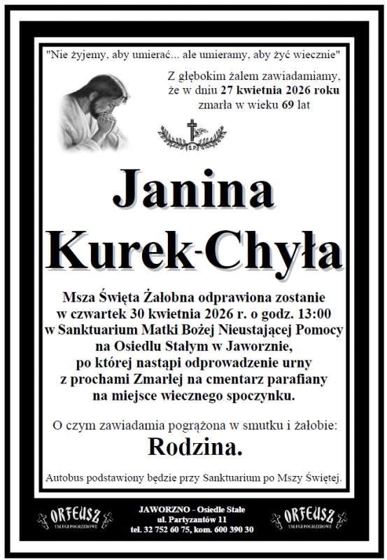JANINA KUREK-CHYŁA