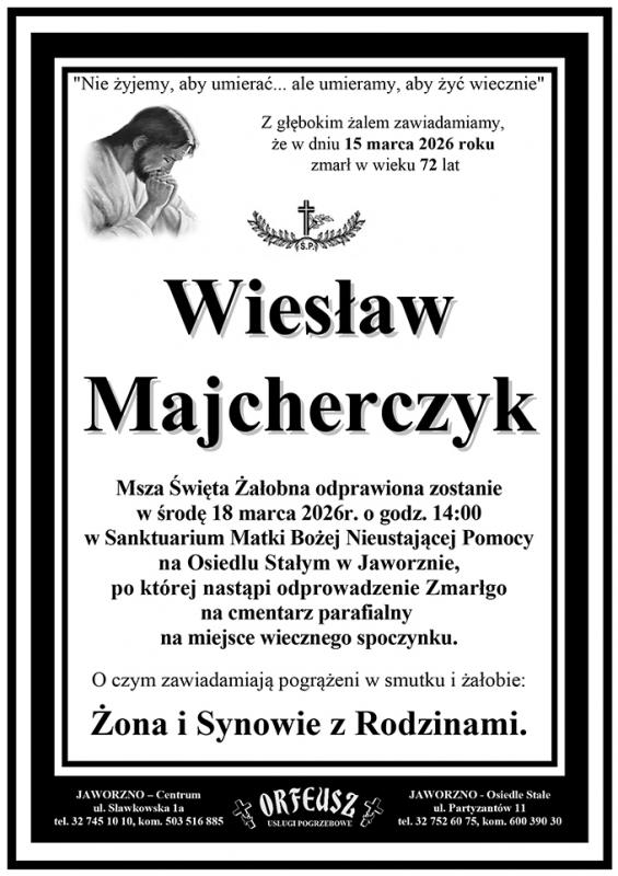 WIESŁAW MAJCHERCZYK
