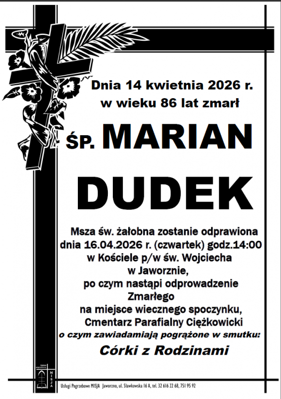 MARIAN DUDEK
