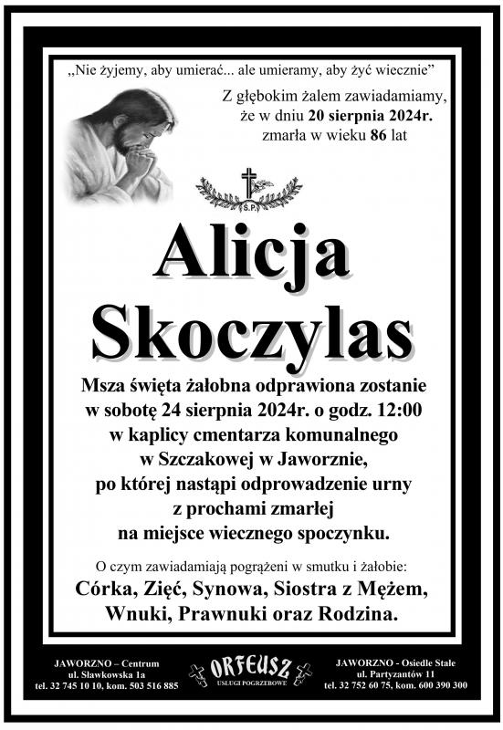ALICJA SKOCZYLAS
