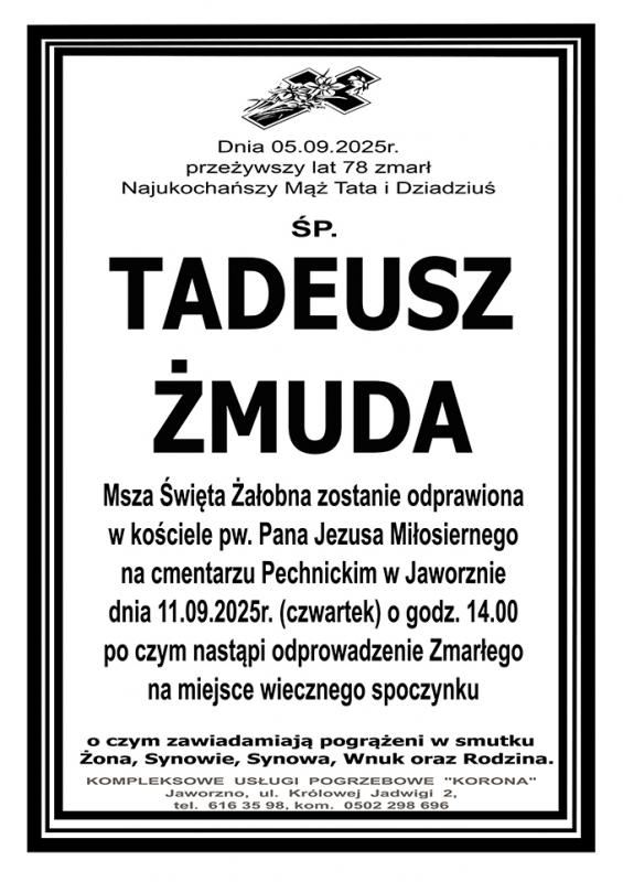 TADEUSZ ŻMUDA