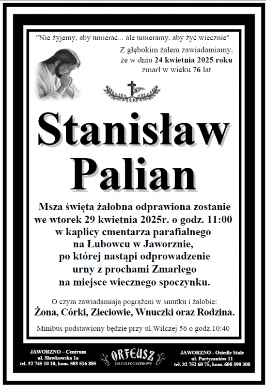 STANISŁAW PALIAN