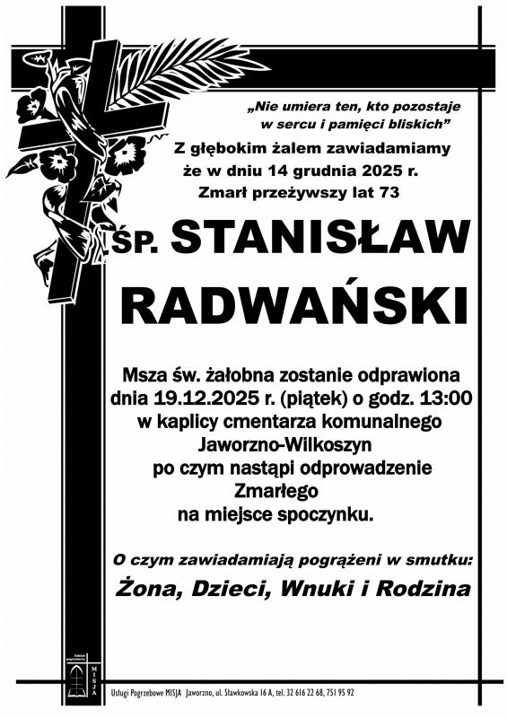 STANISŁAW  RADWAŃSKI