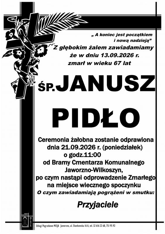 JANUSZ PIDŁO