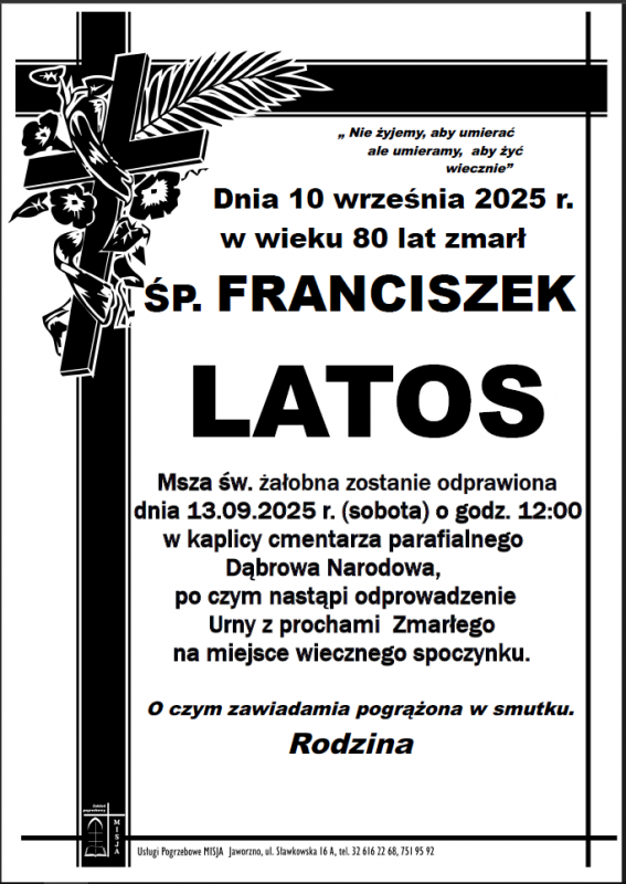 FRANCISZEK LATOS