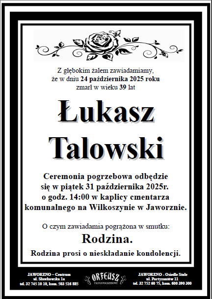 ŁUKASZ TALOWSKI