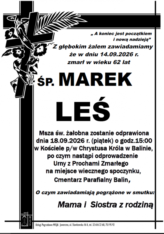MAREK LEŚ
