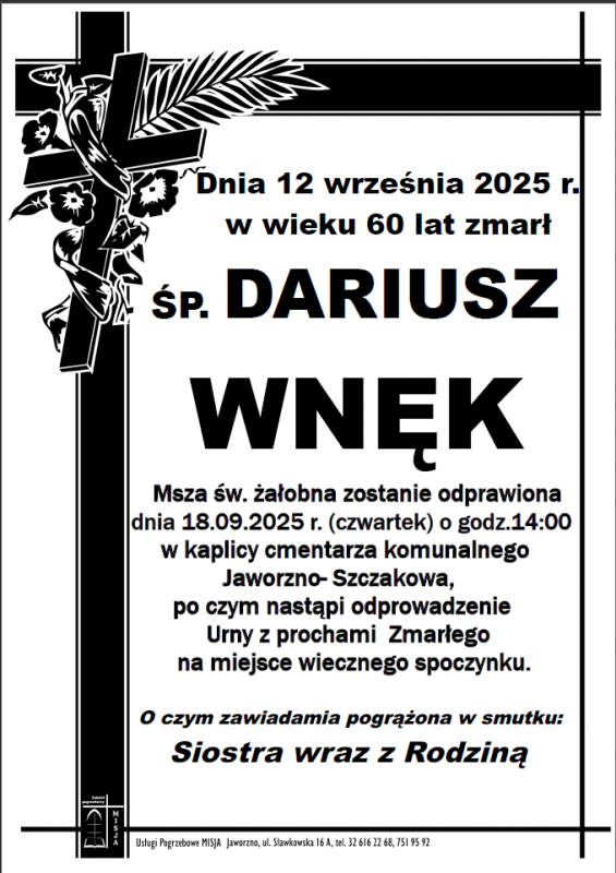 DARIUSZ WNĘK