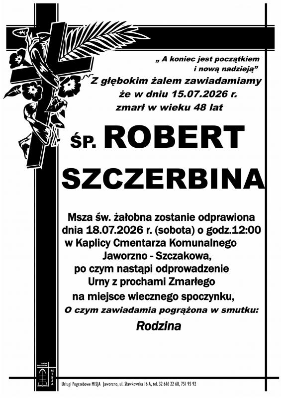 ROBERT SZCZERBINA