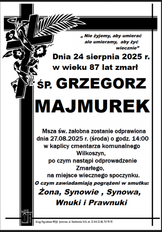 GRZEGORZ MAJMUREK