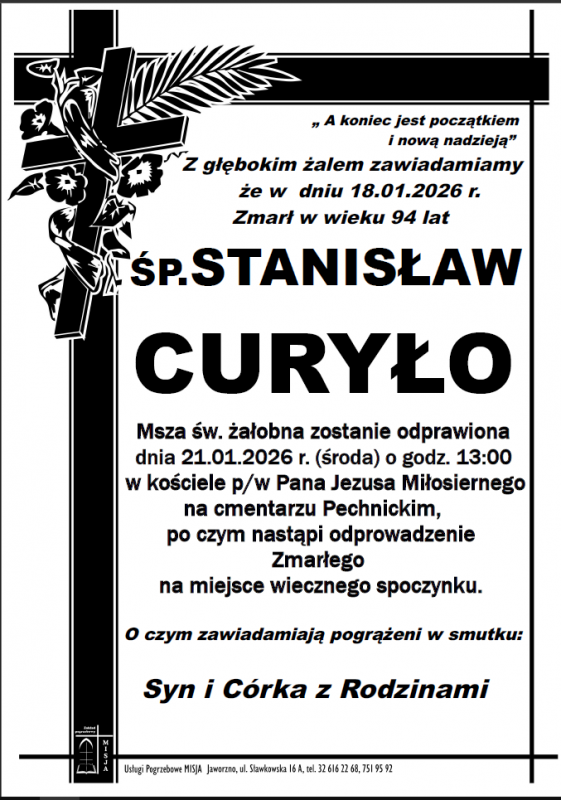 STANISŁAW CURYŁO