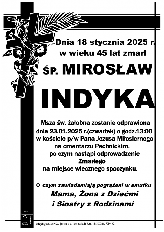 MIROSŁAW INDYKA