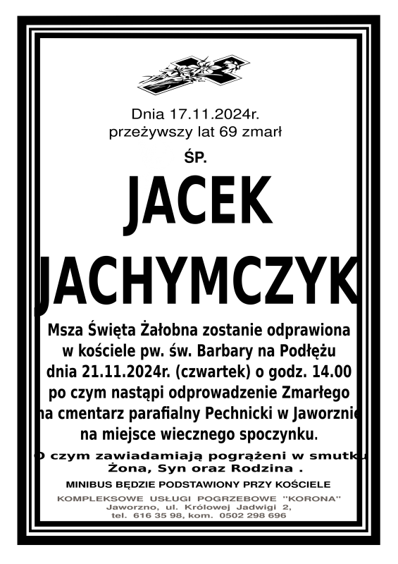 JACEK JACHYMCZYK