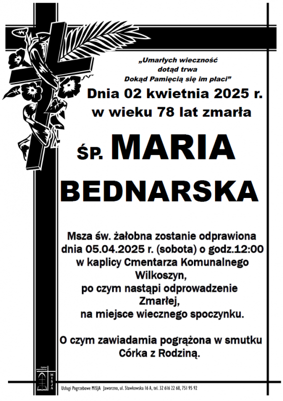 MARIA BEDNARSKA