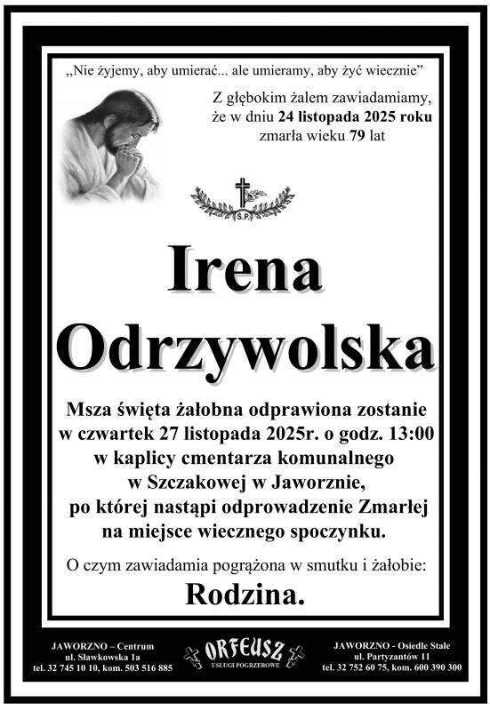 IRENA ODRZYWOLSKA