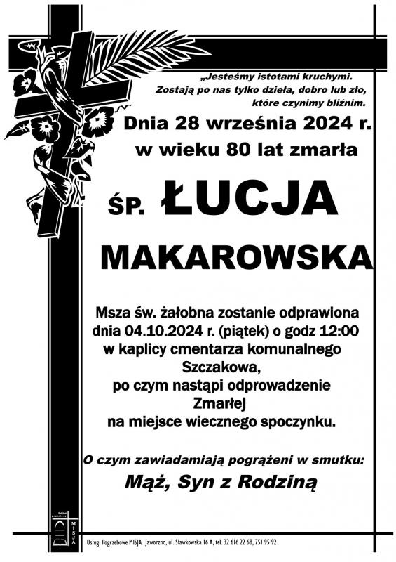 ŁUCJA MAKAROWSKA